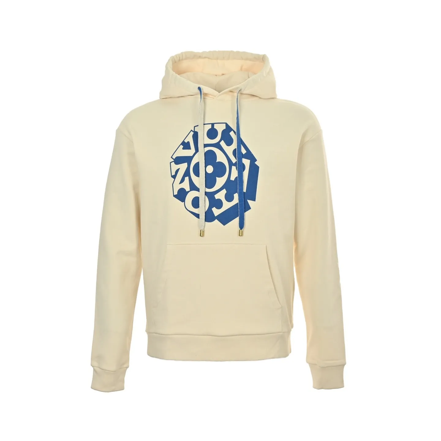 Louis Vuitton/Louis Vuitton 25Fw three-dimensional floral letter print hooded sweatshirt